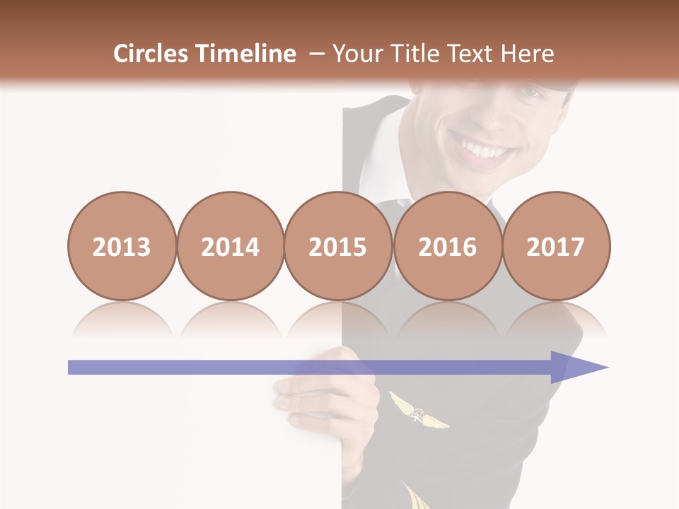 Adult Attractive Flying PowerPoint Template