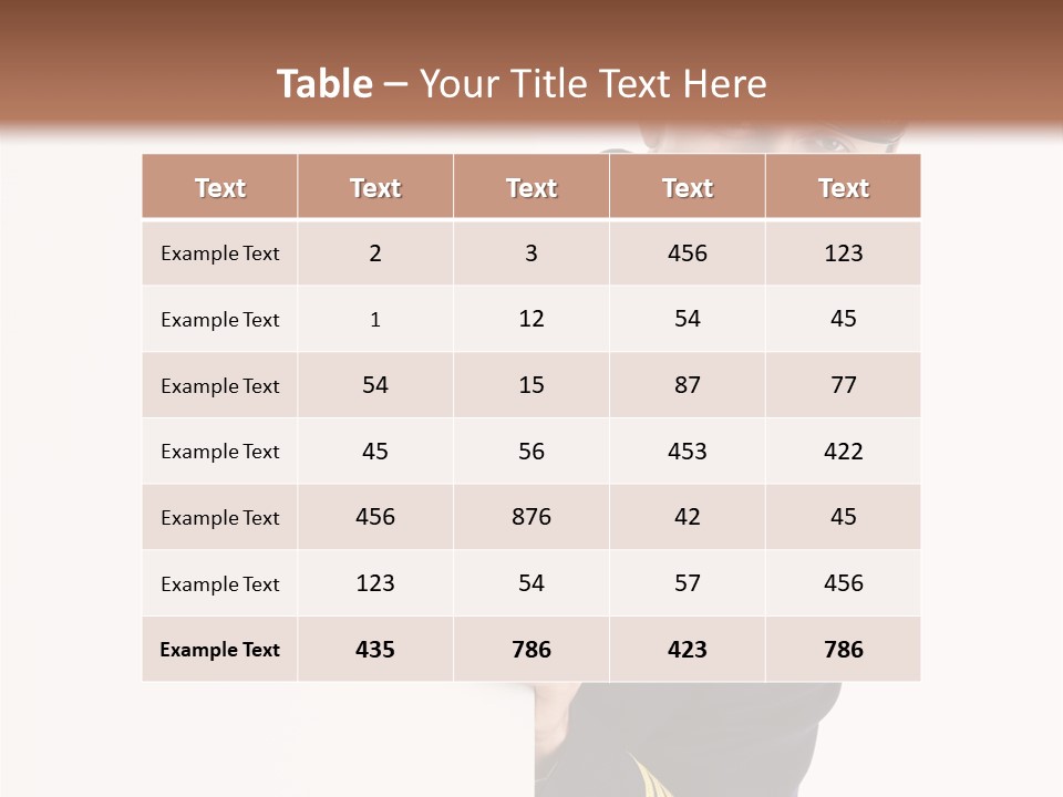 Adult Attractive Flying PowerPoint Template