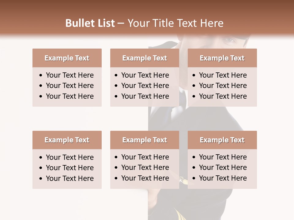 Adult Attractive Flying PowerPoint Template