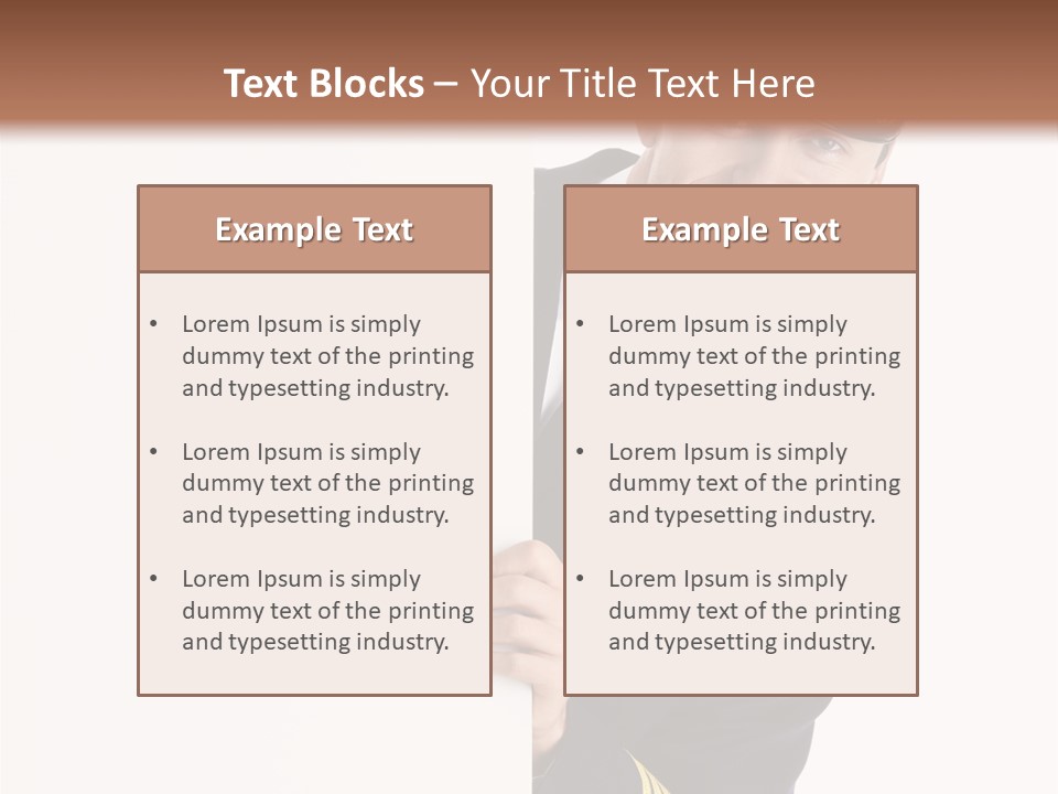 Adult Attractive Flying PowerPoint Template