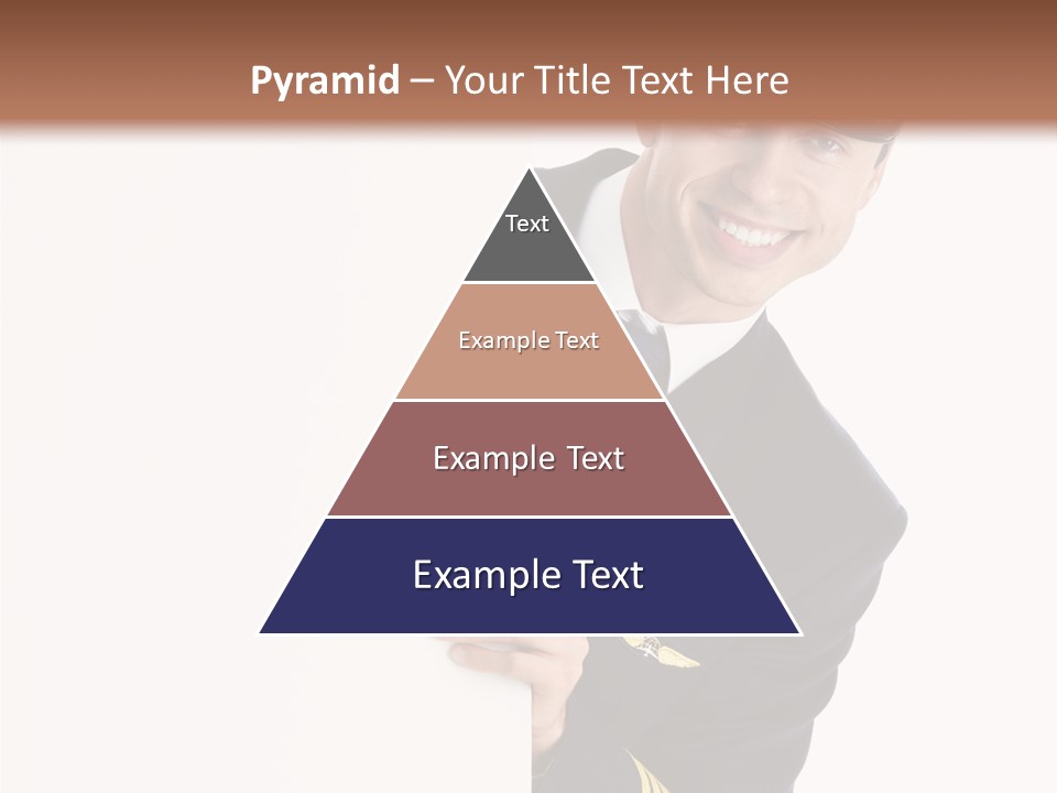 Adult Attractive Flying PowerPoint Template