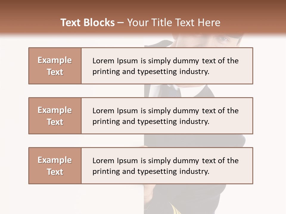 Adult Attractive Flying PowerPoint Template