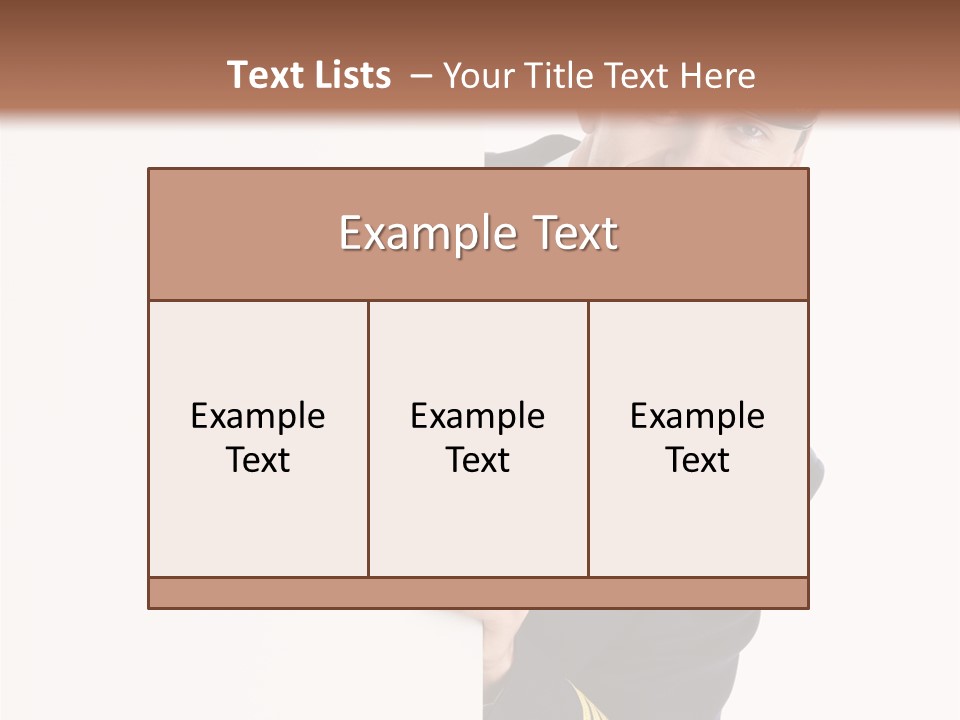 Adult Attractive Flying PowerPoint Template