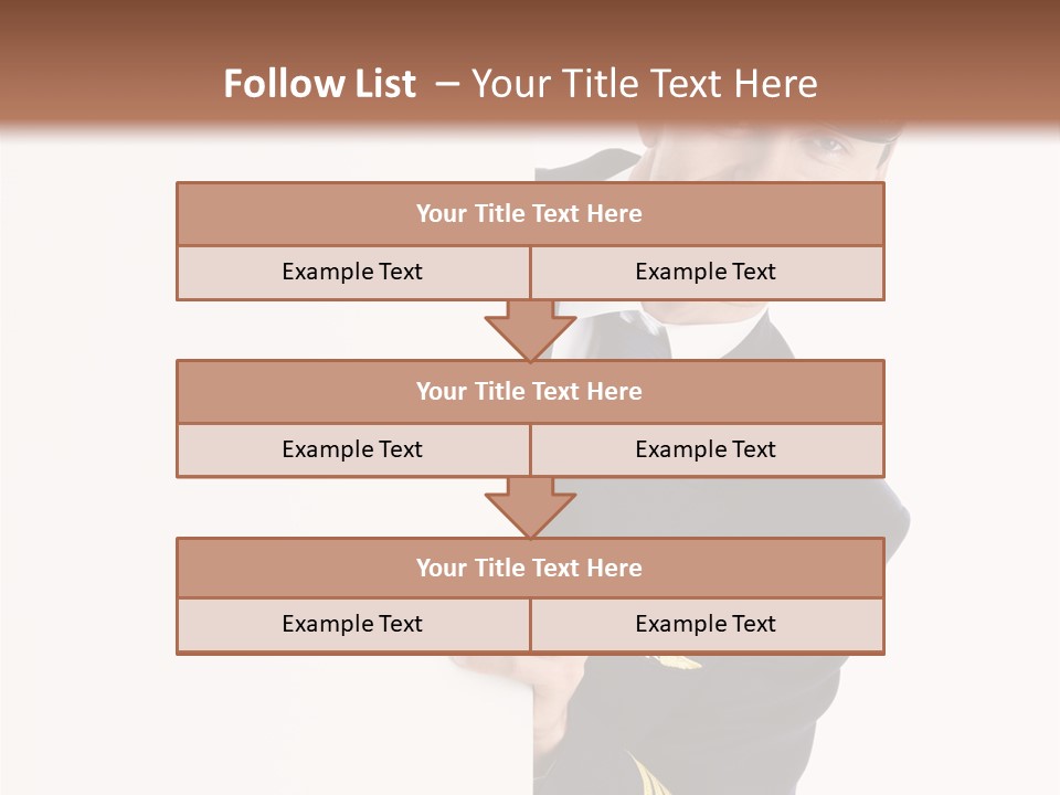 Adult Attractive Flying PowerPoint Template