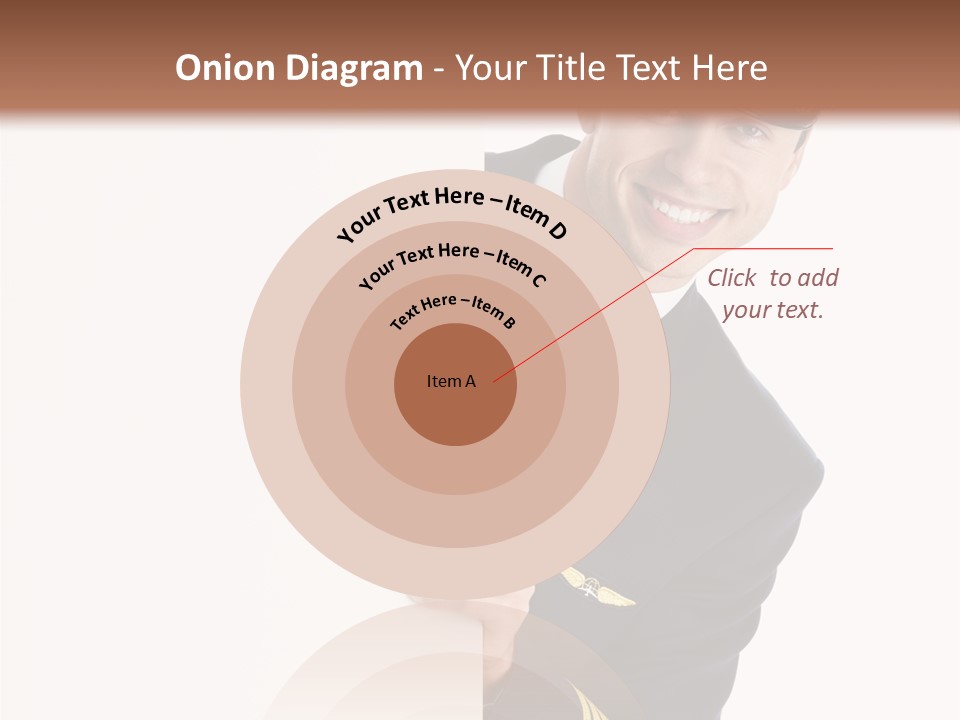 Adult Attractive Flying PowerPoint Template