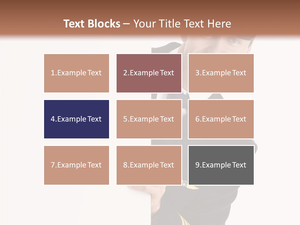 Adult Attractive Flying PowerPoint Template