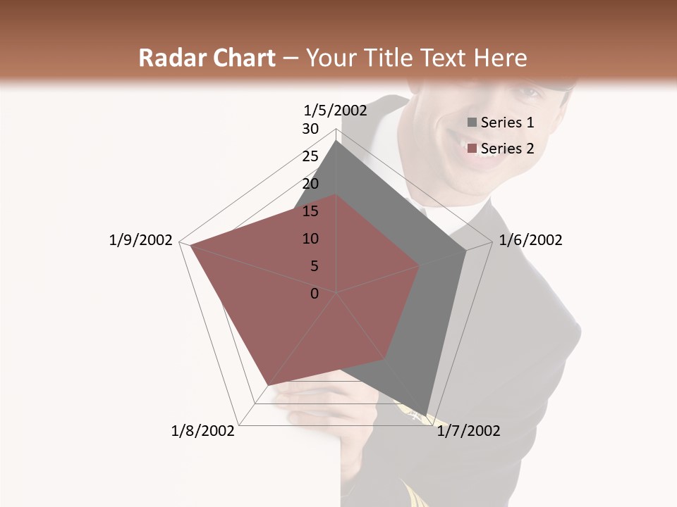 Adult Attractive Flying PowerPoint Template