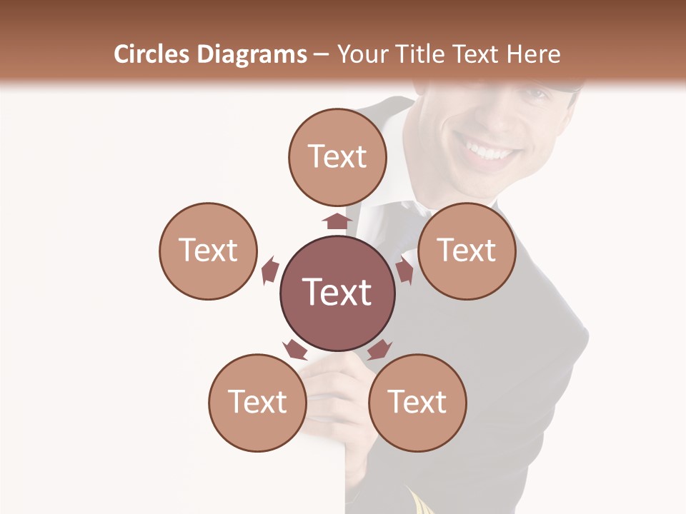 Adult Attractive Flying PowerPoint Template