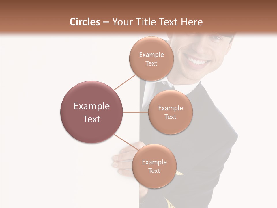 Adult Attractive Flying PowerPoint Template