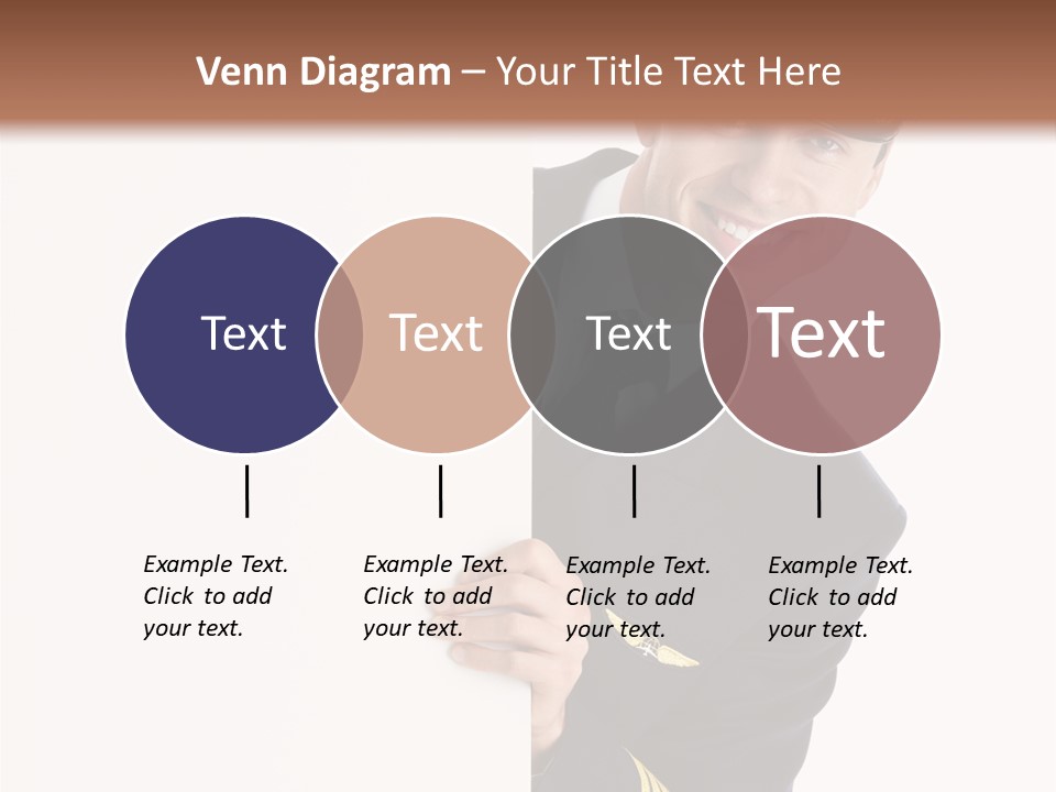 Adult Attractive Flying PowerPoint Template