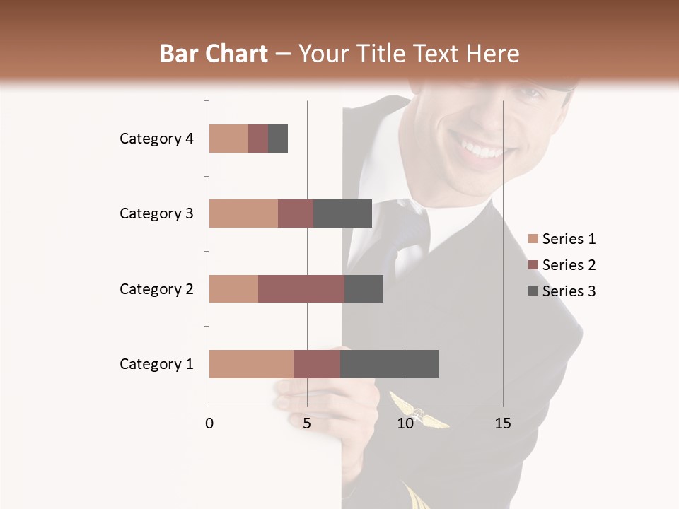 Adult Attractive Flying PowerPoint Template