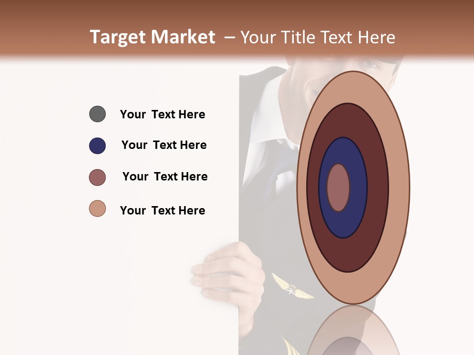 Adult Attractive Flying PowerPoint Template