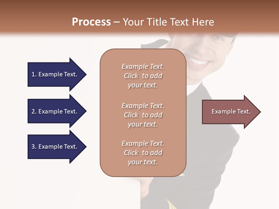 Adult Attractive Flying PowerPoint Template