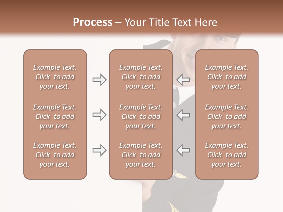 Adult Attractive Flying PowerPoint Template