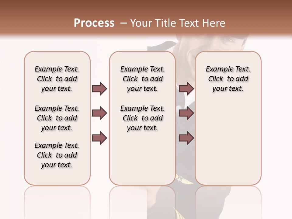 Adult Attractive Flying PowerPoint Template
