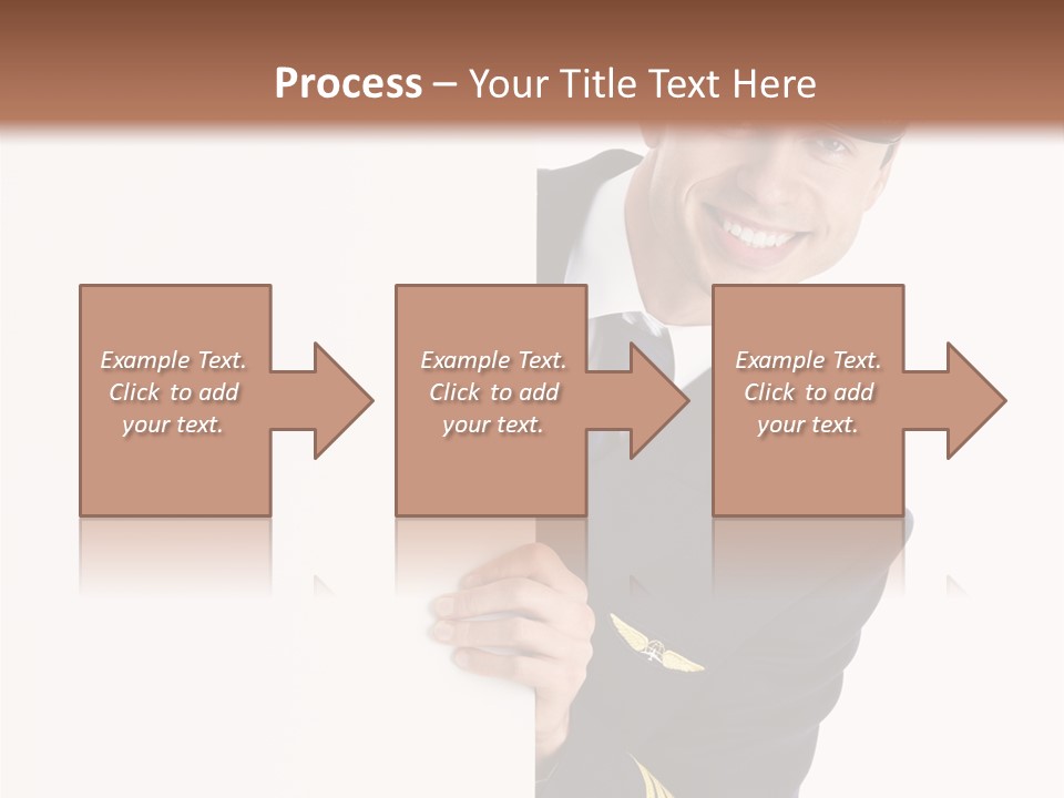 Adult Attractive Flying PowerPoint Template