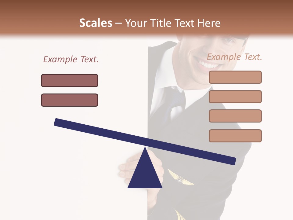 Adult Attractive Flying PowerPoint Template