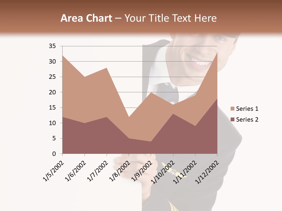 Adult Attractive Flying PowerPoint Template