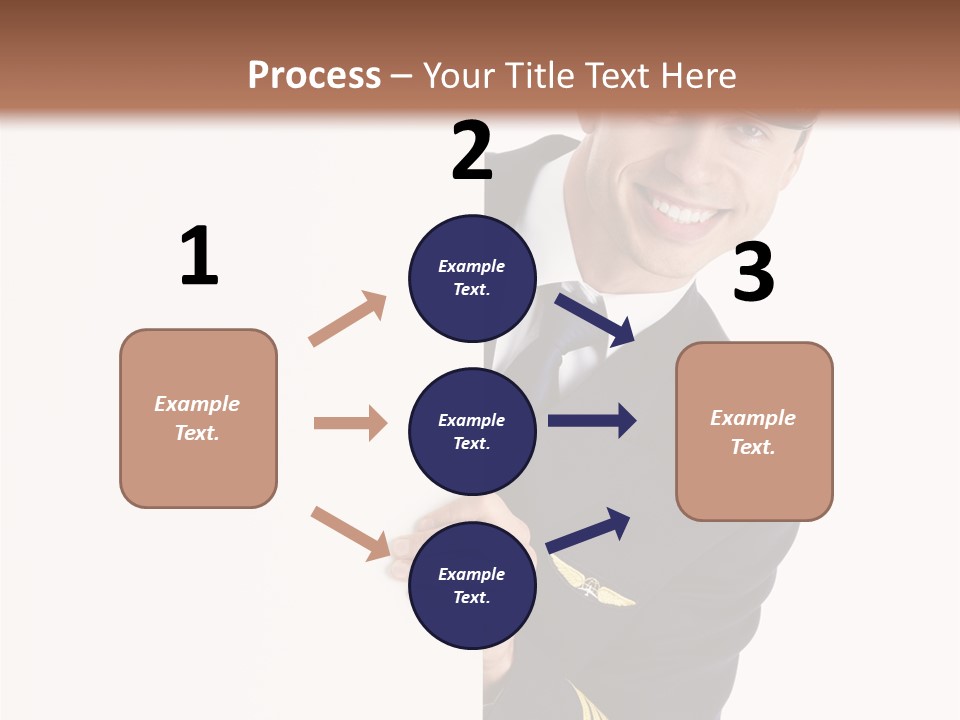 Adult Attractive Flying PowerPoint Template