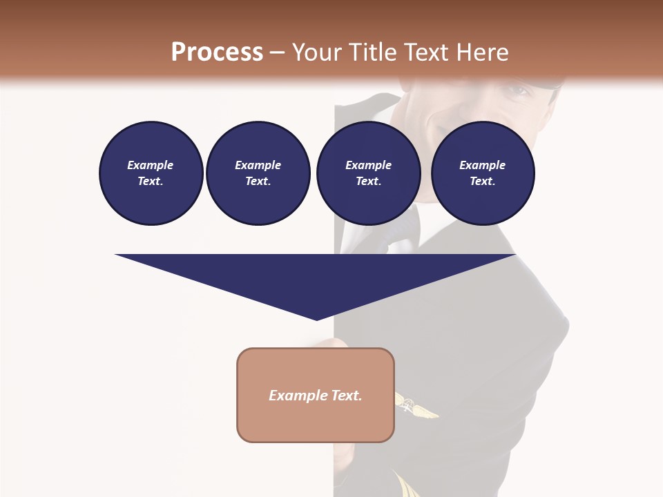 Adult Attractive Flying PowerPoint Template