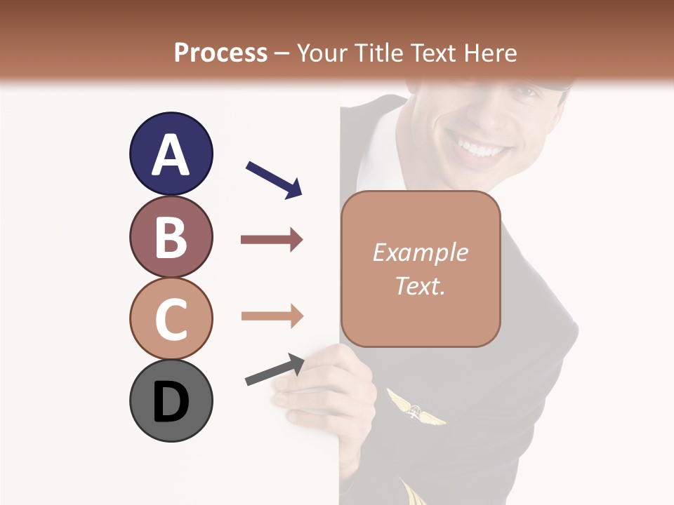 Adult Attractive Flying PowerPoint Template