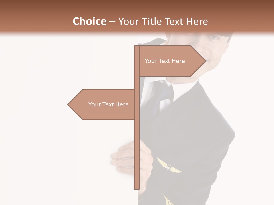 Adult Attractive Flying PowerPoint Template