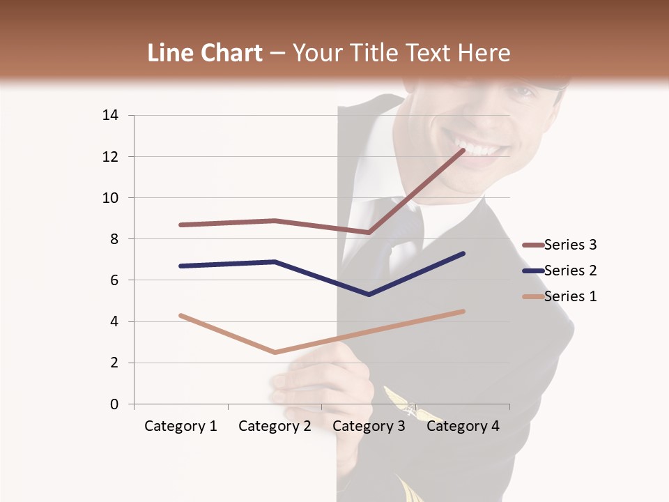 Adult Attractive Flying PowerPoint Template