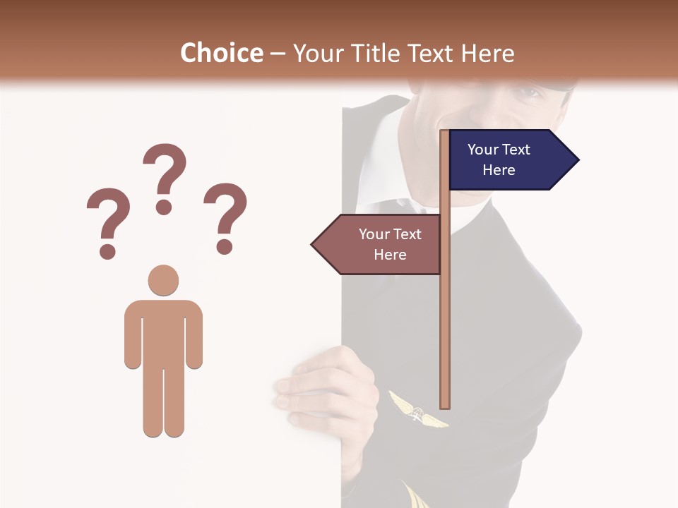 Adult Attractive Flying PowerPoint Template