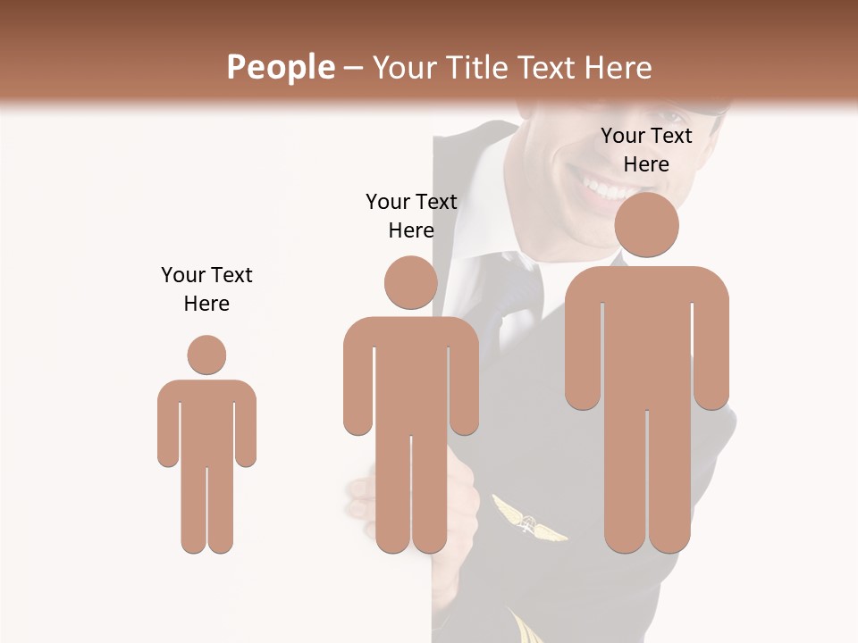 Adult Attractive Flying PowerPoint Template