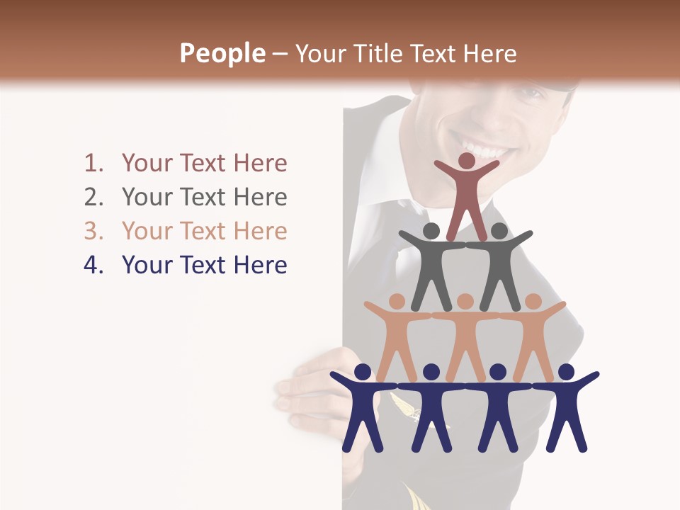 Adult Attractive Flying PowerPoint Template