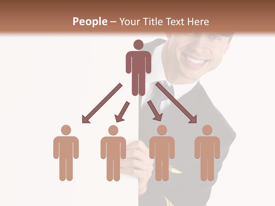 Adult Attractive Flying PowerPoint Template