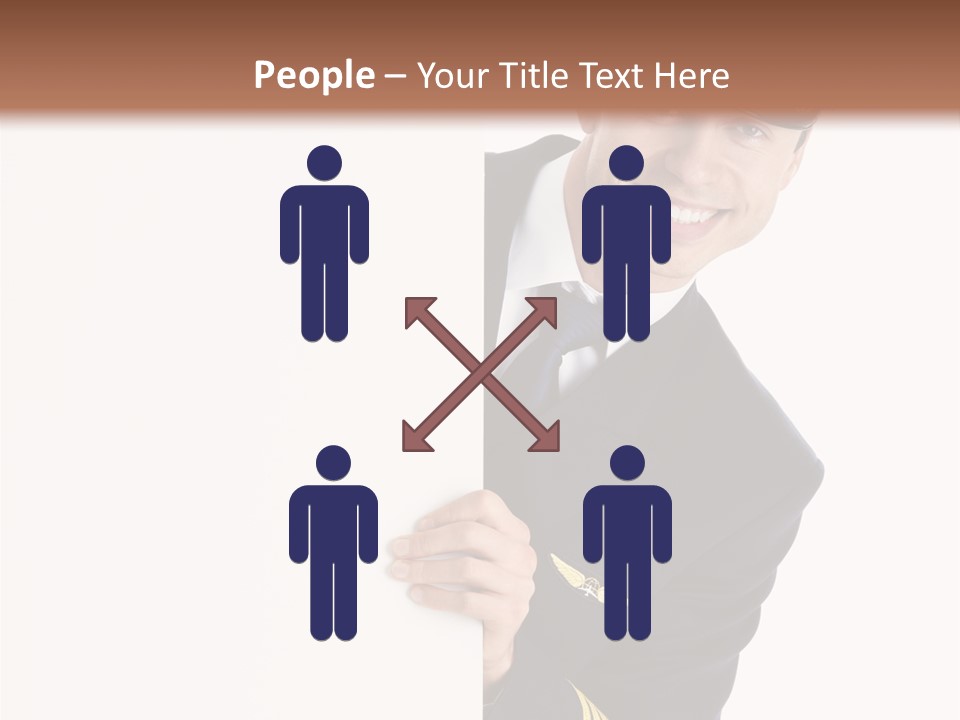 Adult Attractive Flying PowerPoint Template