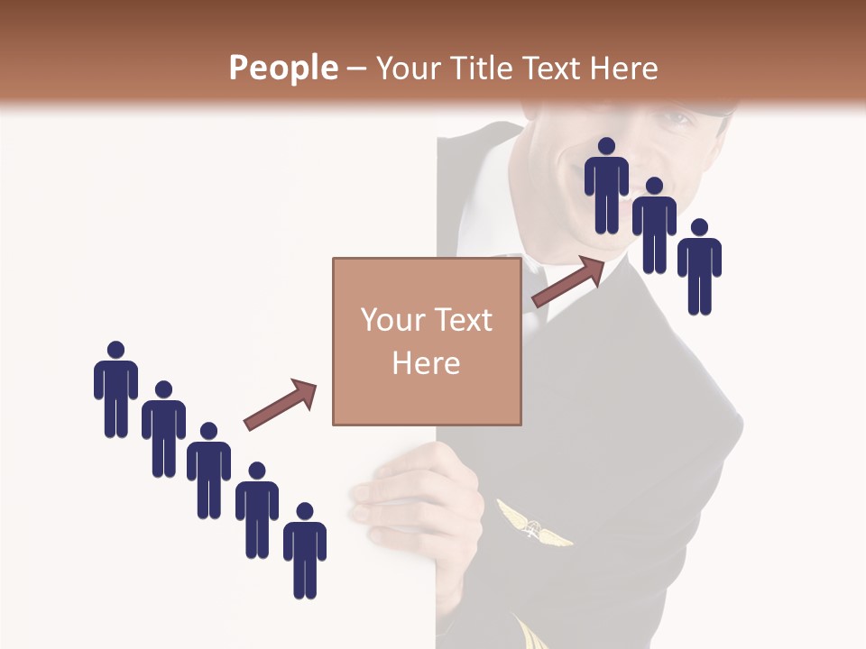 Adult Attractive Flying PowerPoint Template