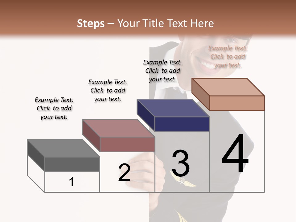 Adult Attractive Flying PowerPoint Template
