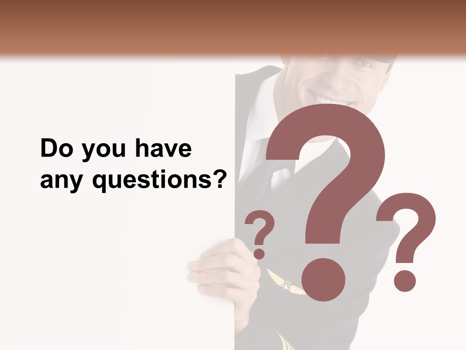 Adult Attractive Flying PowerPoint Template