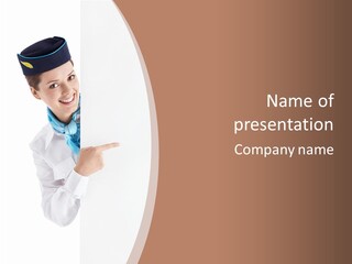 Looking Happiness Aviation PowerPoint Template