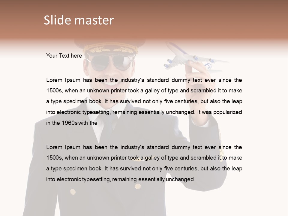 Uniforms Person Smiling PowerPoint Template