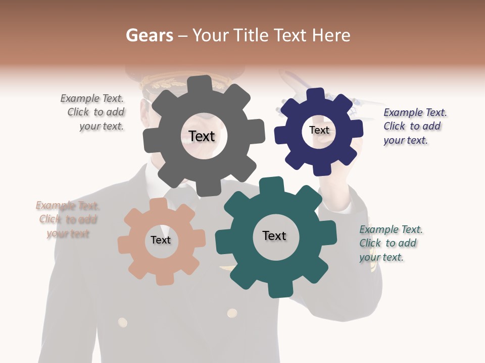 Uniforms Person Smiling PowerPoint Template