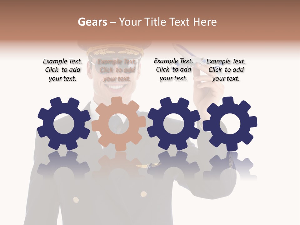 Uniforms Person Smiling PowerPoint Template