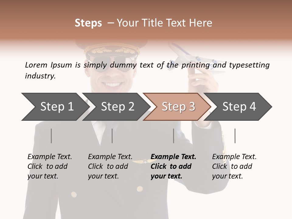 Uniforms Person Smiling PowerPoint Template