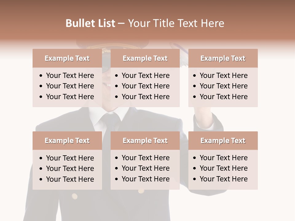 Uniforms Person Smiling PowerPoint Template