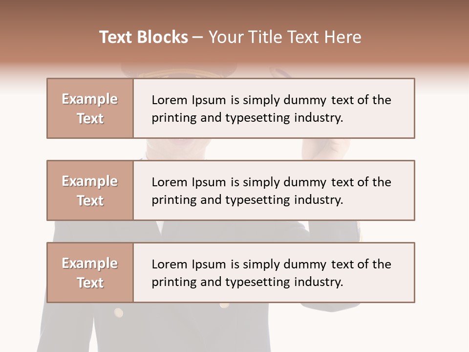 Uniforms Person Smiling PowerPoint Template
