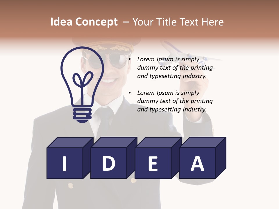 Uniforms Person Smiling PowerPoint Template