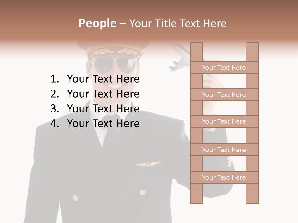 Uniforms Person Smiling PowerPoint Template
