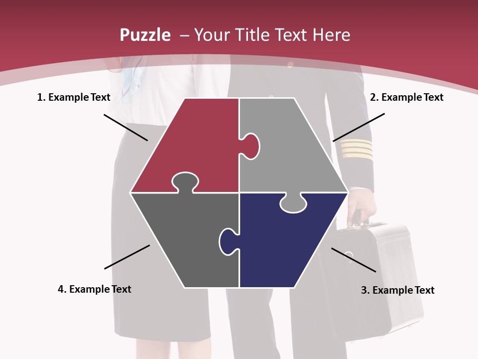 Pilot Rank Flying PowerPoint Template