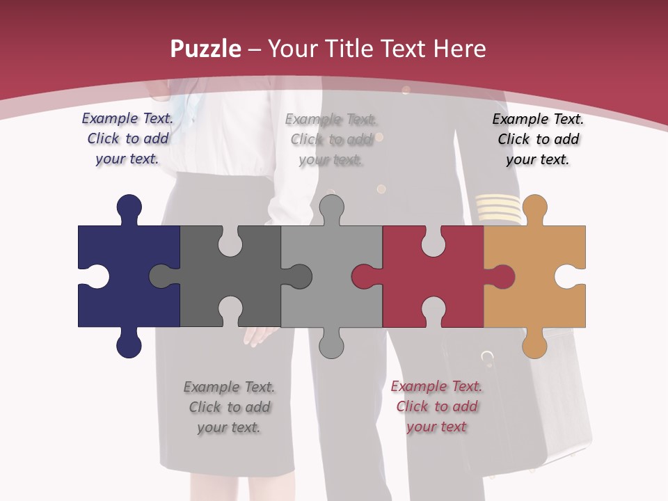 Pilot Rank Flying PowerPoint Template