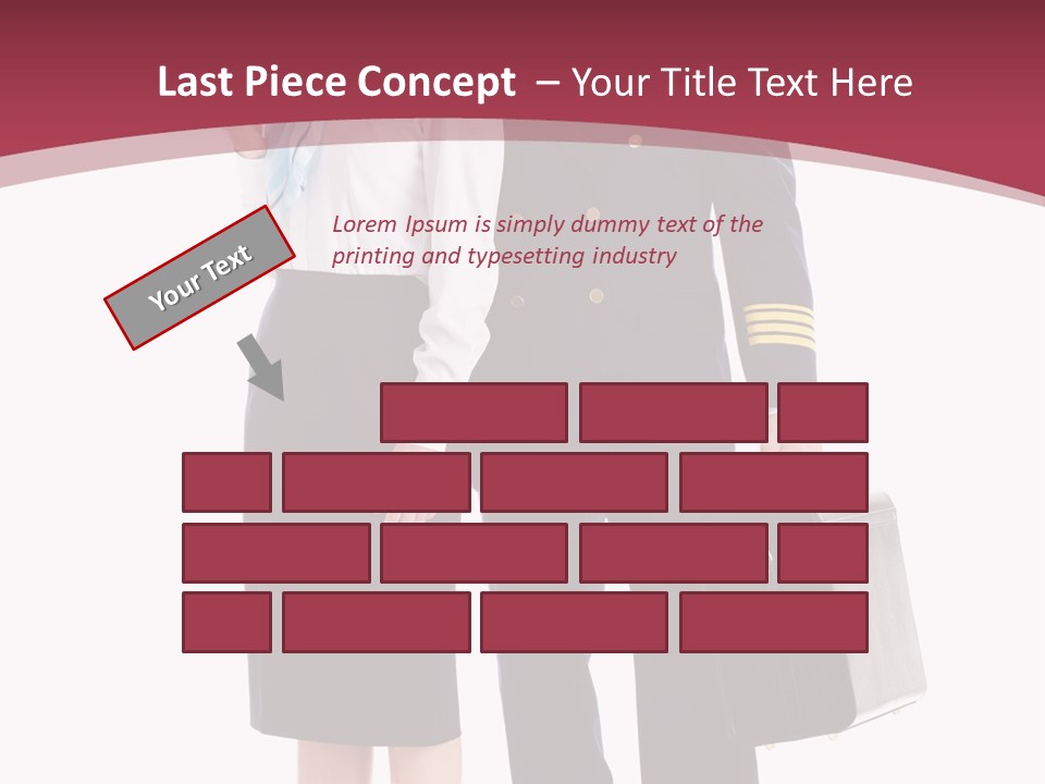 Pilot Rank Flying PowerPoint Template