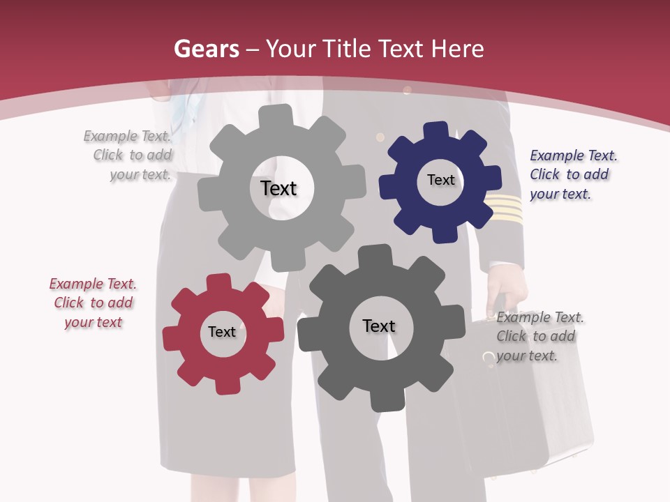Pilot Rank Flying PowerPoint Template