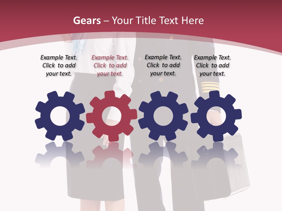 Pilot Rank Flying PowerPoint Template