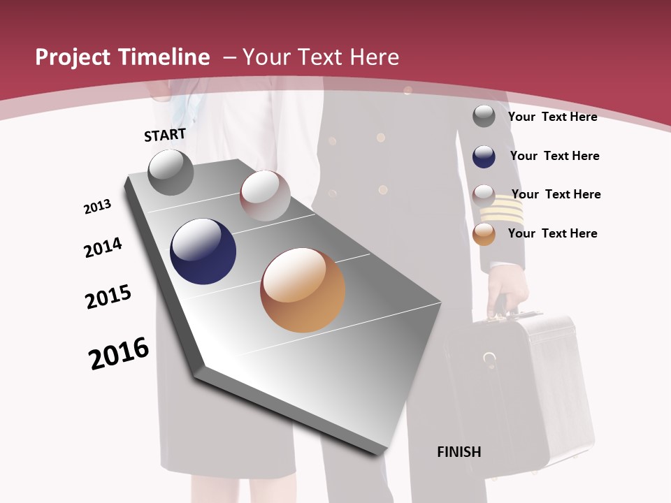 Pilot Rank Flying PowerPoint Template